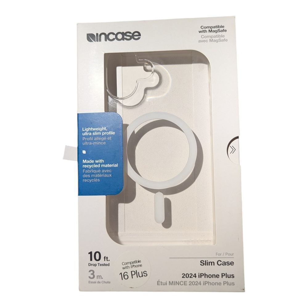 N7-O Incase‎ Slim Case with Magsafe for iPhone 16 Plus Clear